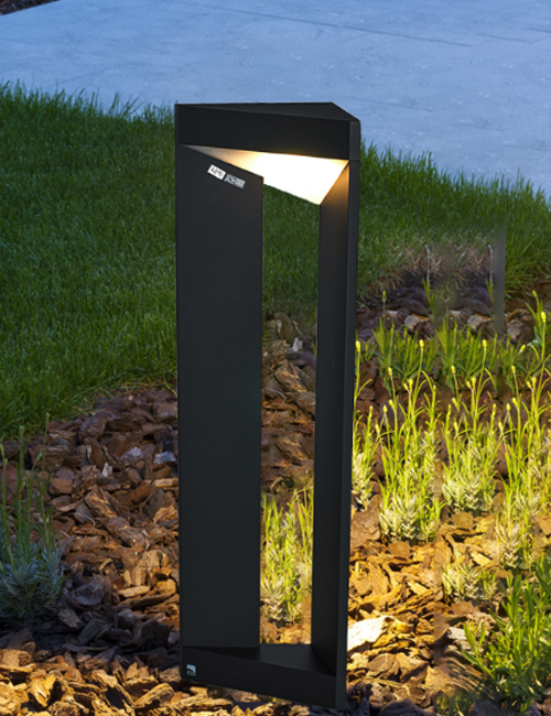[RS] 트리플앵글 LED 외부 정원등 10W 다크그레이 잔디등 인테리어 조명