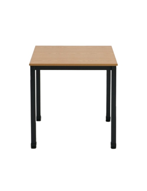 킨더 사각 테이블 [600/750] (블랙+네추럴) 업소용 식탁(다리 포함) 