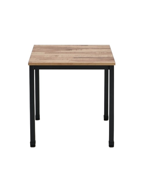 킨더 사각 테이블 [600/750] (블랙+연빈티지) 업소용 식탁(다리 포함) 