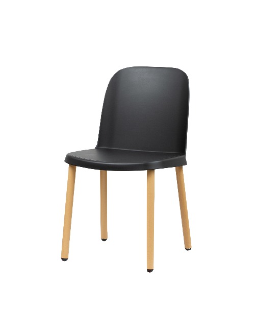 로튼 체어 [블랙] 플라스틱 의자 
