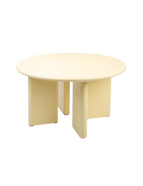 하파 커피 테이블 [크림옐로우] 업소용 테이블 