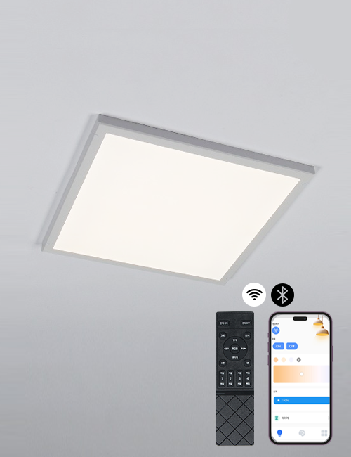 브론드 LED 직부등 60W (640*640) IOT 플리커프리 리모컨 방등 